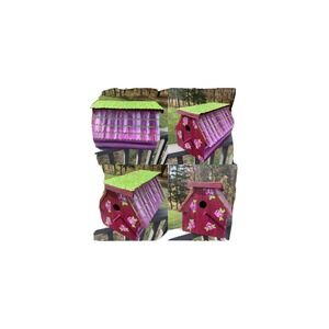 Bird House ,Outdoor Hanging Wood Hand-Made Bird House